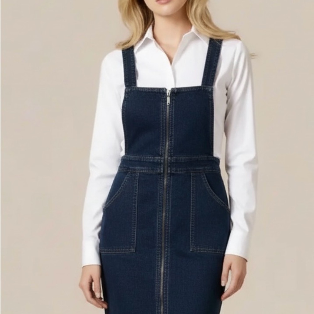 Cleo Dark Blue Denim Mini Dress